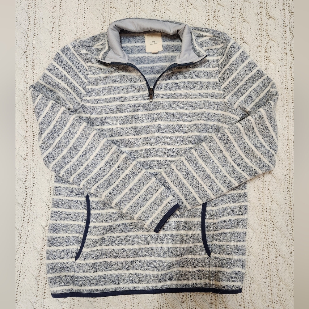 Thread and Supply Striped Quarter Zip